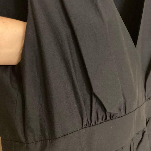 ADAM by Adam Lippes Slate Blue Dress with Pleats and Flair at Waist - Picture 5 of 17